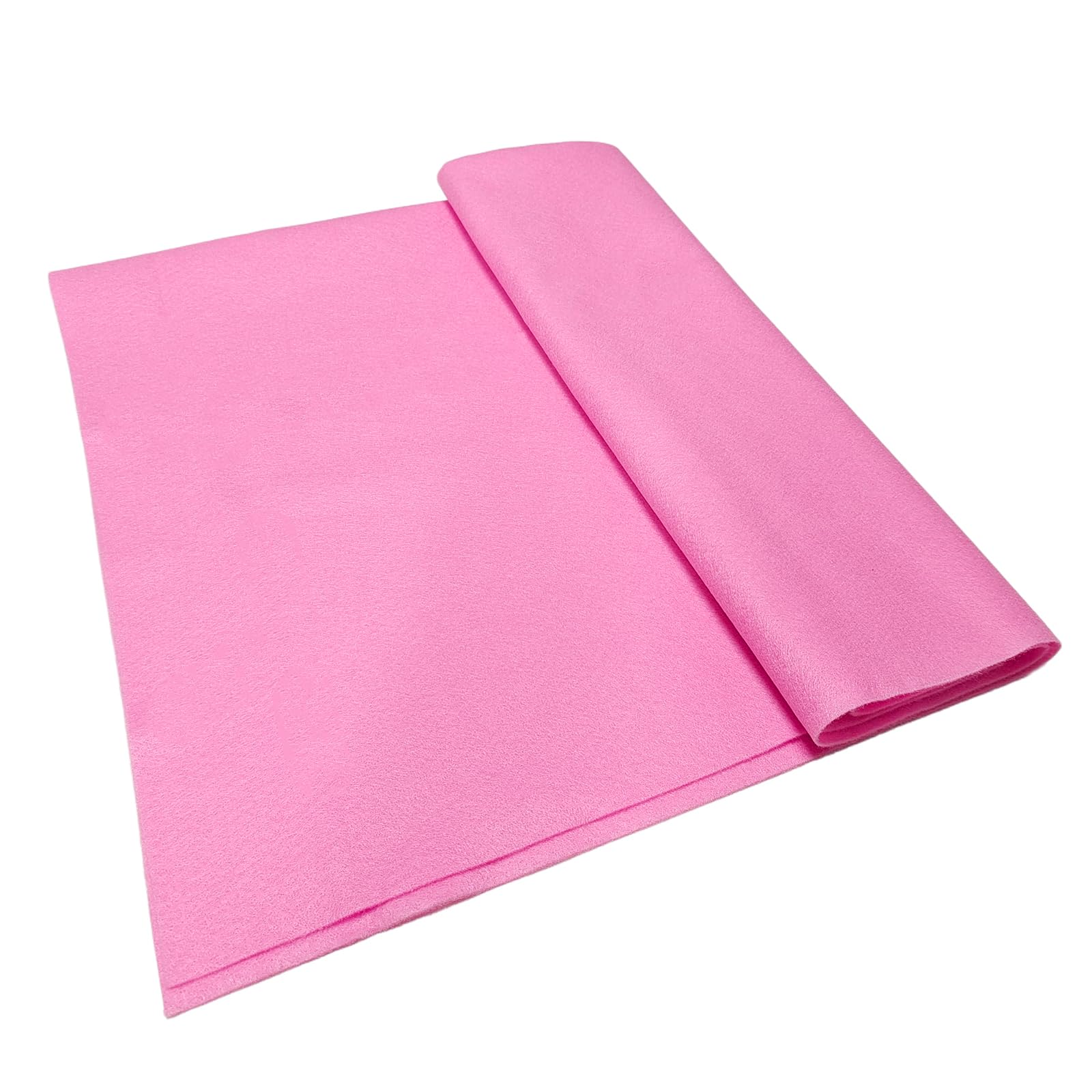Jtnohx Rose Pink Felt, Felt Fabric for Crafting, Soft Fabric Sheets for Art and Sewing Projects 1.4mm Thick 91x315CM Flexible