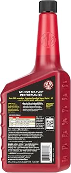 Marvel Mystery Oil Original Motor Treatment, Engine Oil & Fuel Treatment Additive, Cleans and Lubricates Fuel System, Prevents Leaks, Improves Engine Performance and Fuel Economy, 32 oz. (Pack of 2)
