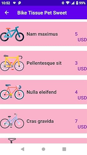 Bike Tissue Pet Sweet