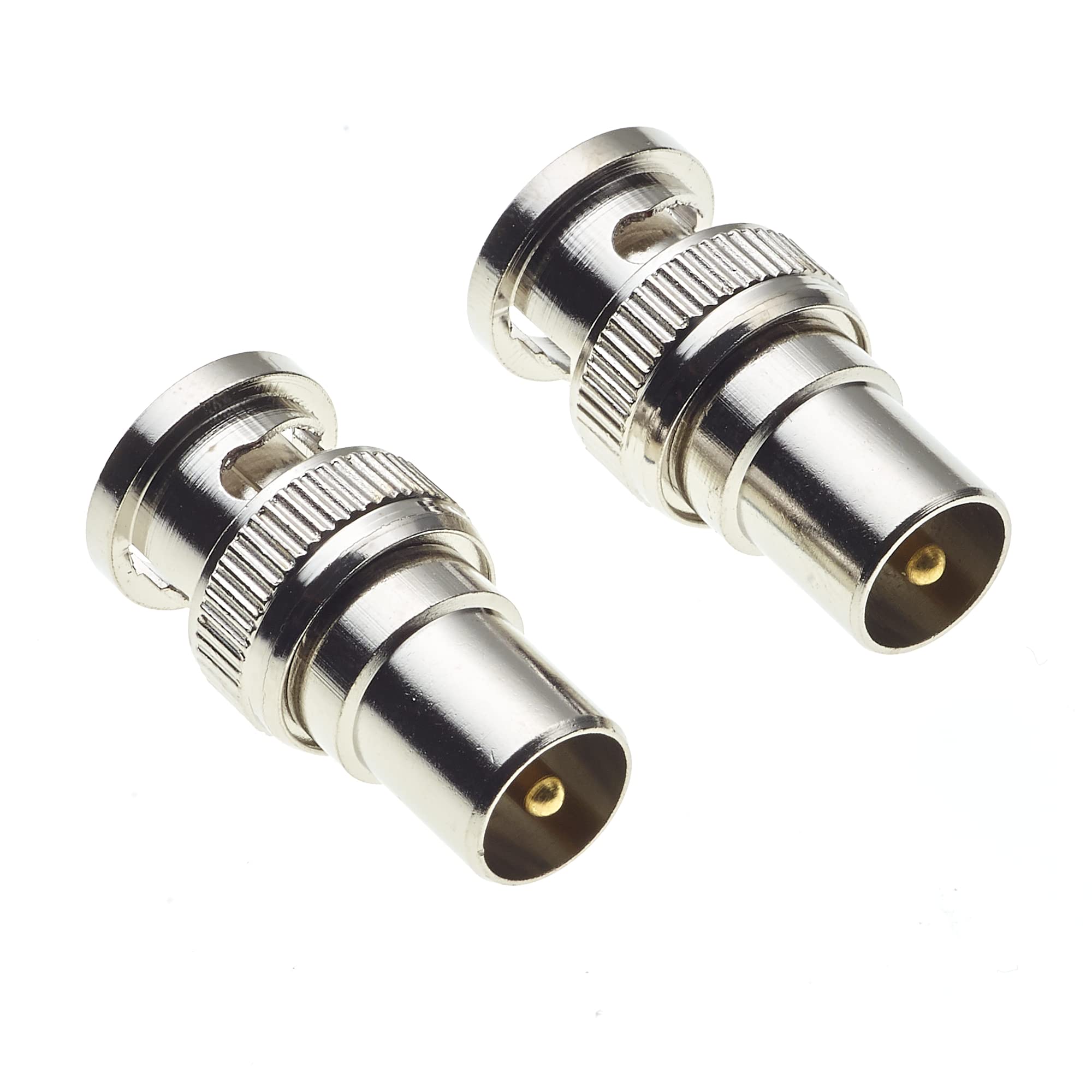 5 PEZZI CONNETTORE ADATTATORE BNC Spina Maschio Con Vite Cavo Coassiale RG59 - Foto 4