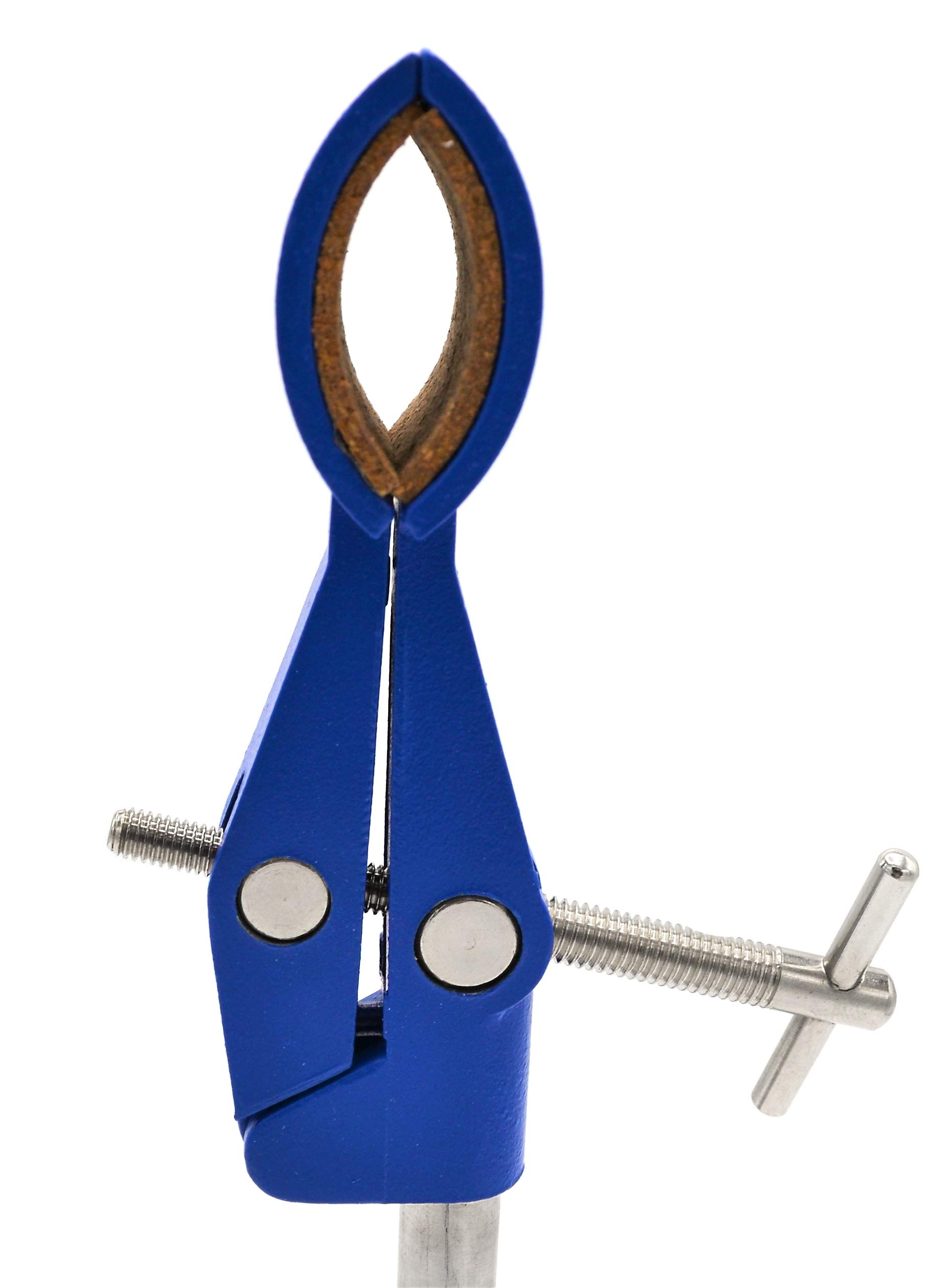 EISCO laboratorio grade metalliche set - stand di supporto (8" x 5"), 12 mm dia. rod (24" l), cork foderato buretta a pinza con boss testa e storta ring (2,5" dia)