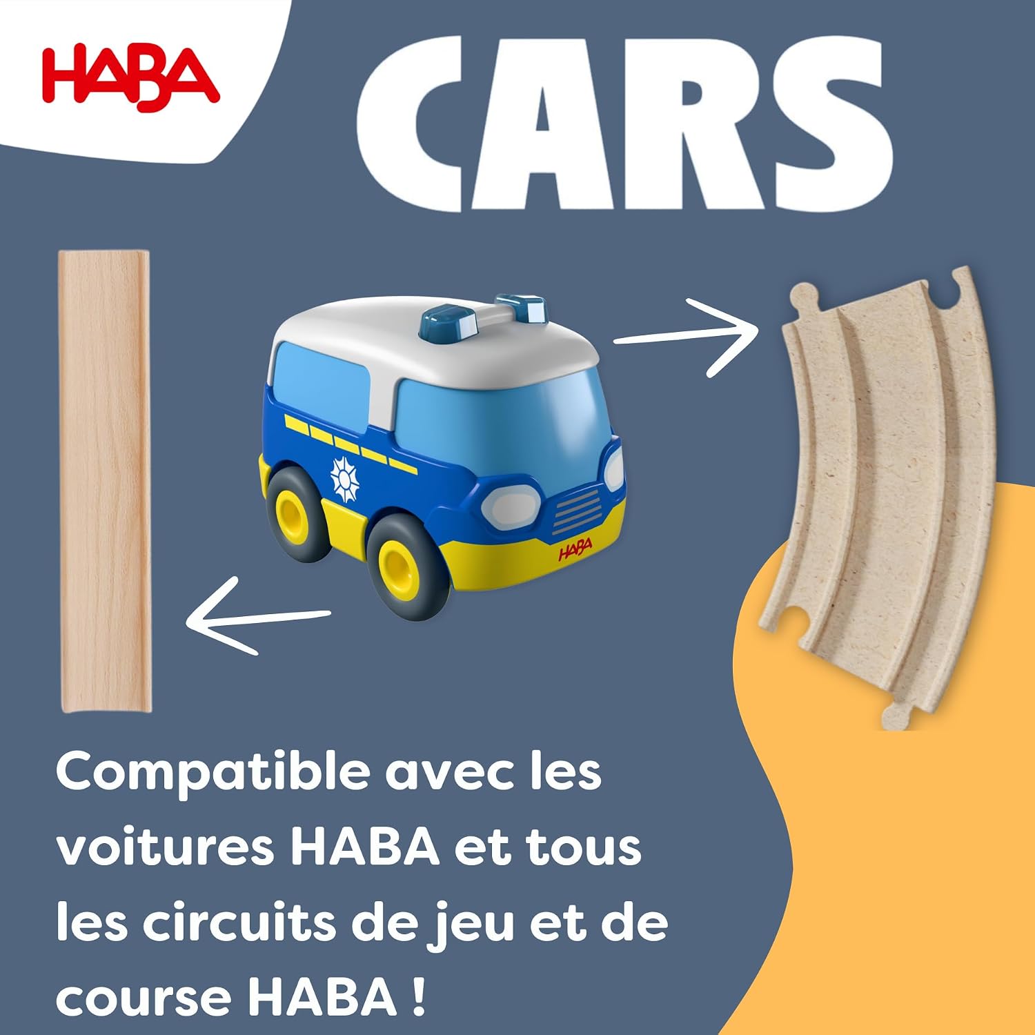 HABA Cars - Police Bus