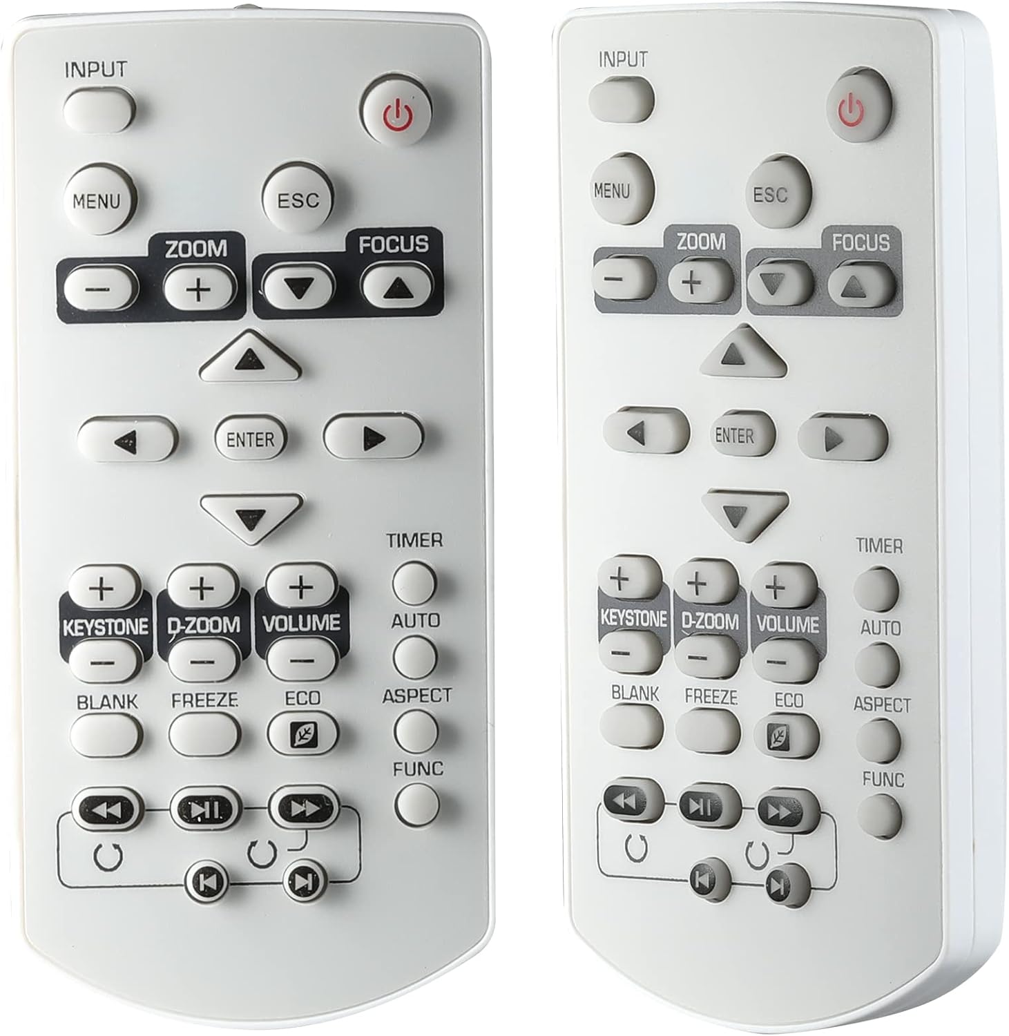 Ersatz Fernbedienung Für Projektoren - Kompatibel Mit YT-140, YT-151, XJ-V1, XJ-V2, XJ-V10