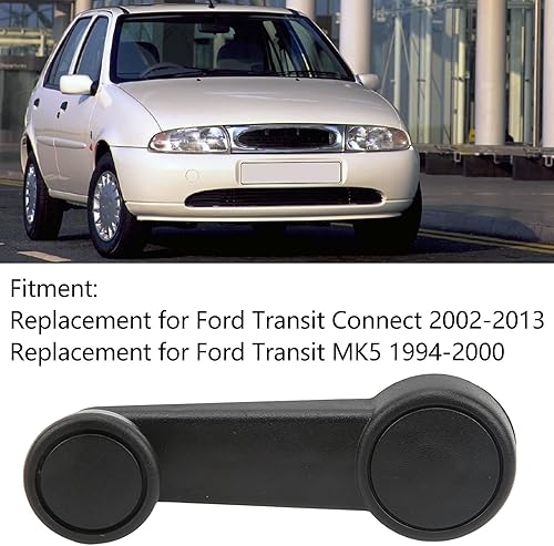 Miniatura 2 de Fydun 2 unids elevalunas de coche manivela manija de puerta reguladores manuales para tránsito enfoque escolta