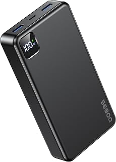 MaiVoz 56800mAh Power Bank: 22.5W PD Fast Charging, Triple Ports, LED Display for iPhone 17/16/15 - Camping Travel Essential
