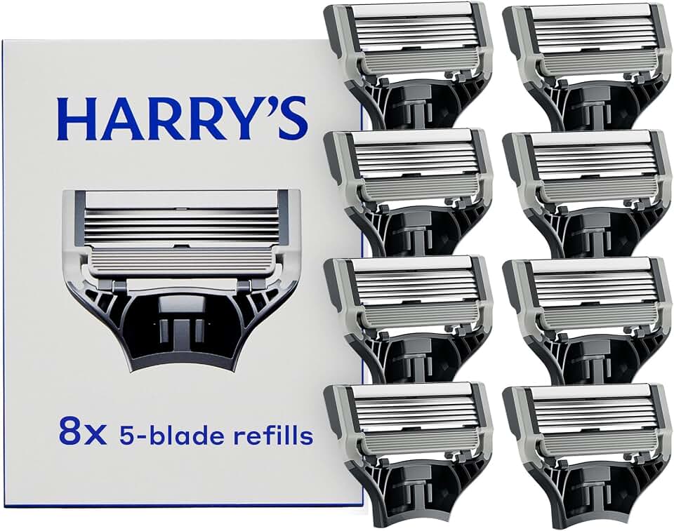 Harry's Razor Blades Refills - Razors for Men - 8 Count