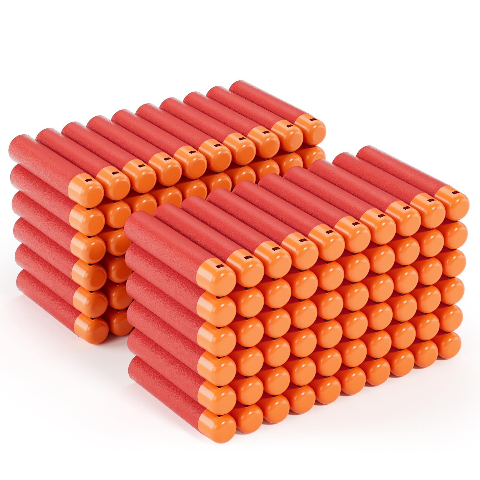 120 Mega Darts Refills for Mega Guns, Mega Dart Bullets Fit for Nerf Mega Guns, Mega Series Blasters, Mega Darts Bulk, Red Darts Fits for Nerf Mega Blasters (0.79in W)