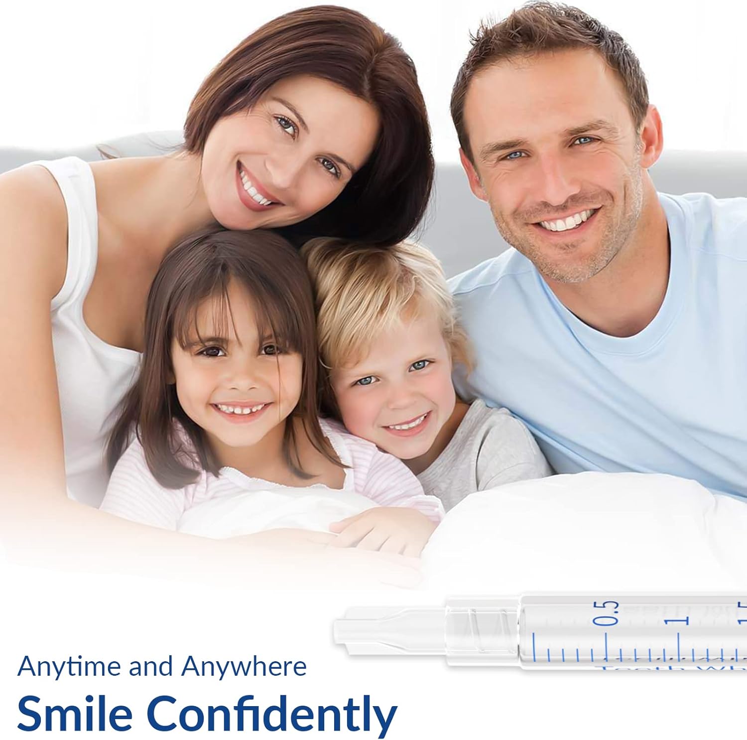 esLife Teeth Whitening Gel Syringes, 35% Carbamide Peroxide, Teeth Whitening Gel Refill 3 Pack of 3ml, Teeth Bleaching Bel for Trays, Professional Whitener Gel : Health & Household