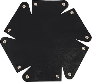 Foldable PU Dice Storage Tray Box for Desktop Table Use