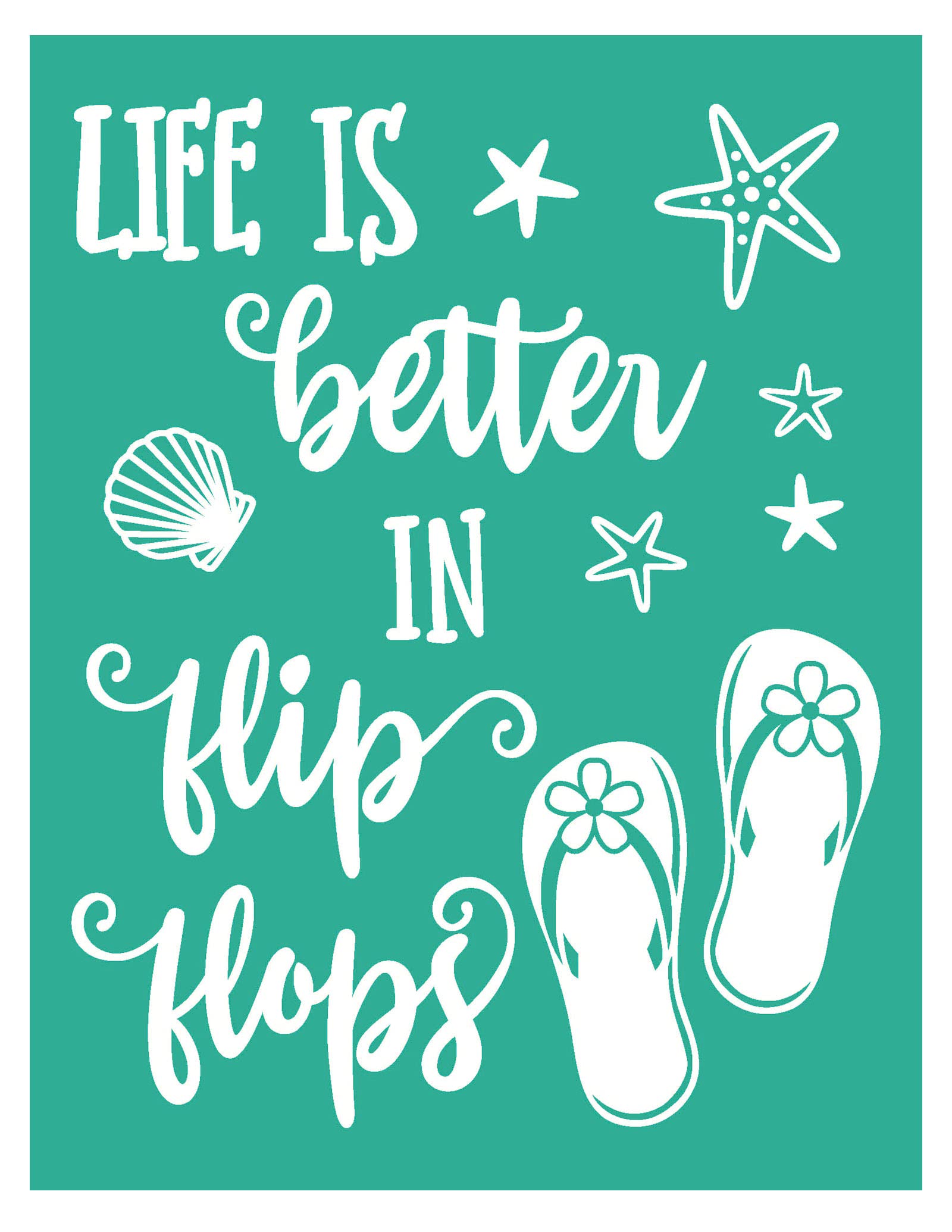 Summer Beach Themed Silk Screen Stencils, Reusable Mesh Transfer Patterns for DIY Painting, Wood Signs &amp; Fabric Crafts