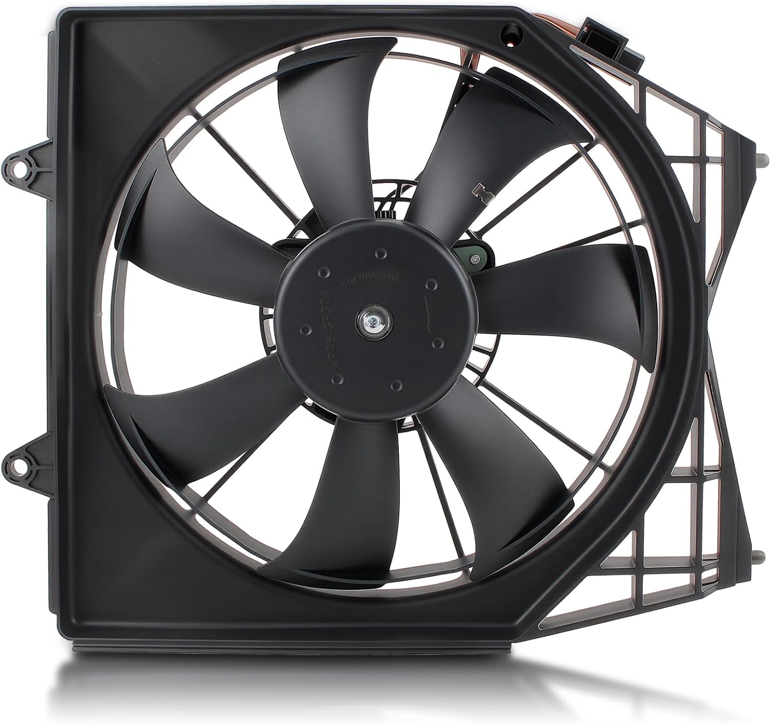 AUTOKAY AC Condenser Cooling Fan Assembly for 2018-2022 Honda Accord Passenger Single Fan Radiator Cooling Fan