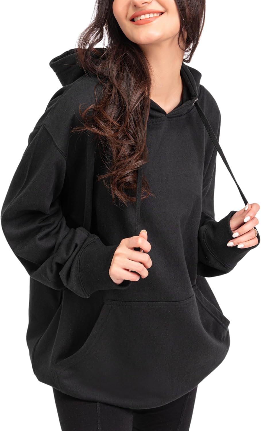 Aon's High Natural Cotton Blend Hoodies For Women: More Breathable & Appealing Modern Fit Sweatshirt Sweaters - Image 10