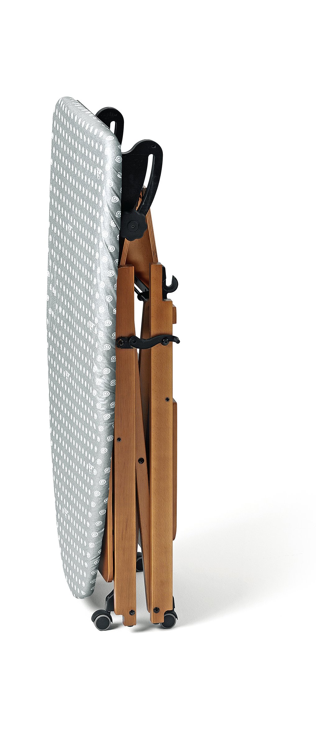 Tavolo Da Stiro BRAVO, Legno - Chiudibile - Regolabile - Finitura Ciliegio - Arredamenti Italia Group