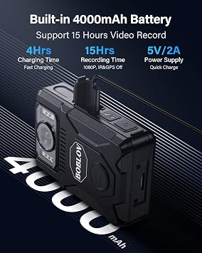 BOBLOV Bundle Deal, M5 128GB 2K Body Camera and M7 128GB 1080P Body Camera...