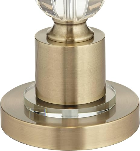 Miniatura 6 de Vienna Full Spectrum Jordan - Lámpara de mesa tradicional de 27 12 pulgadas de alto, acabado de latón, cristal de metal, pantalla única, color