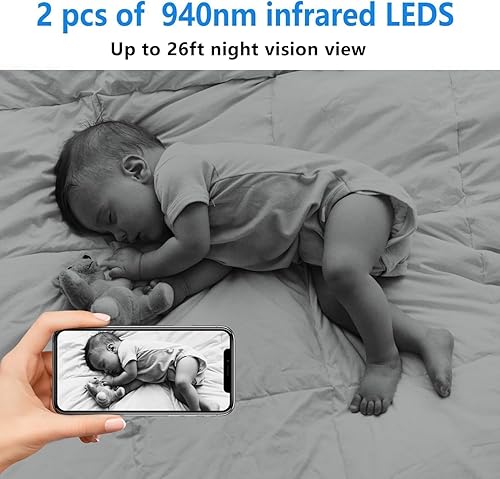 Miniatura 5 de Free 64GSmallest Wireless WiFi Camera,HD1080P Mini Camera,Portable Video Camera,Baby Monitor,Nanny Cam,Pet Camera with Night Vision,Motion