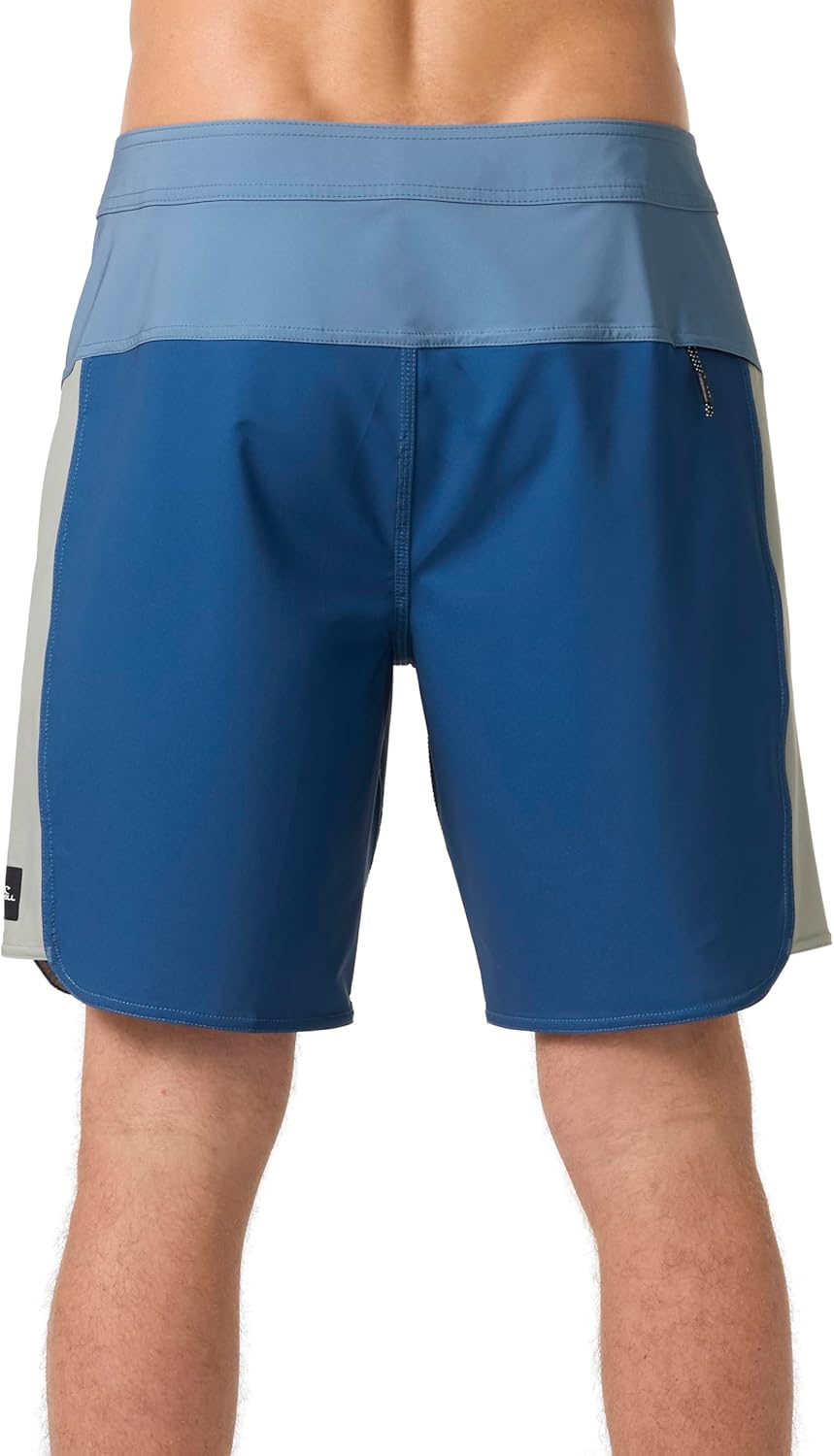 O'NEILL Mens Hyperfreak Tech Panel Swim Trunks with 18 inch Inseam
