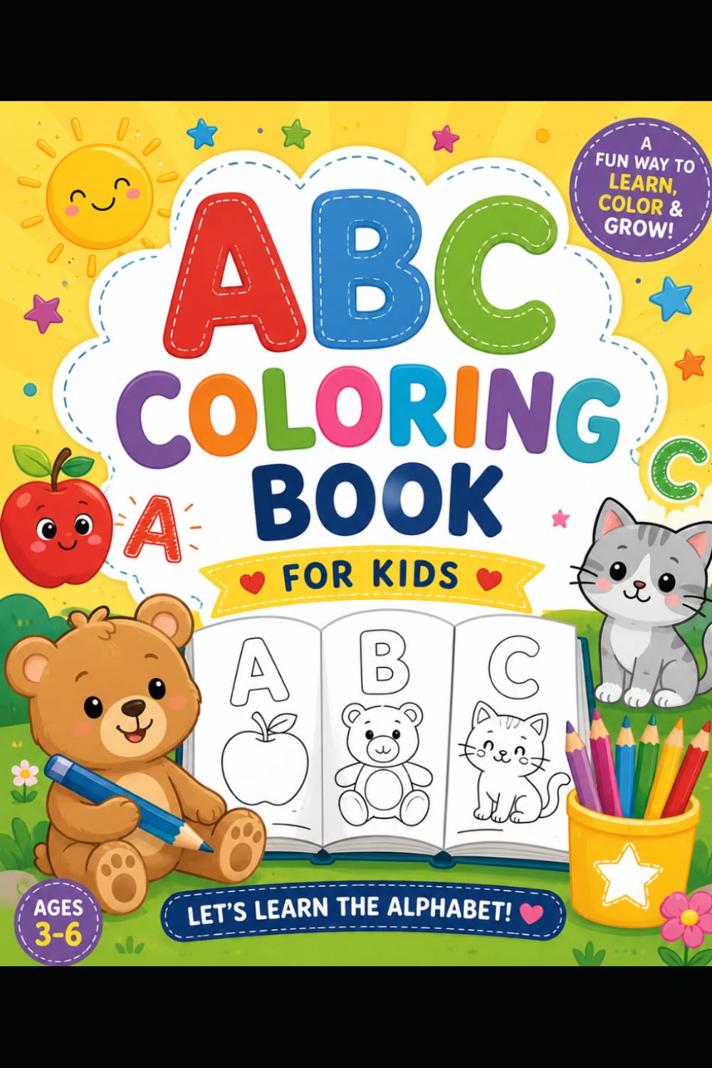 Color & Learn: Coloring Alphabets