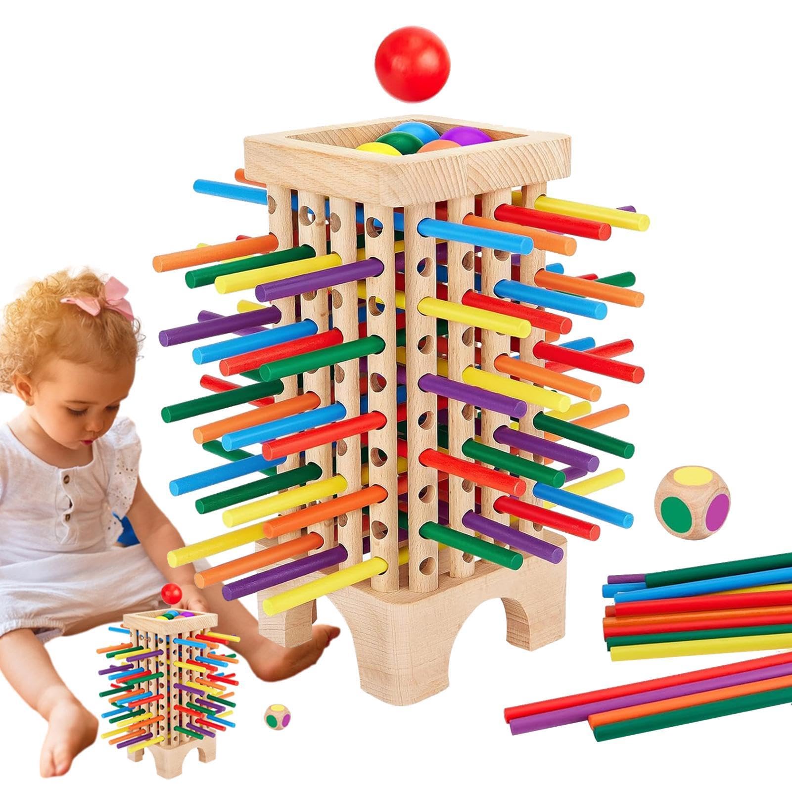 Amazon.co.jp: xiaguang 木製ボール落としおもちゃ、幼児用