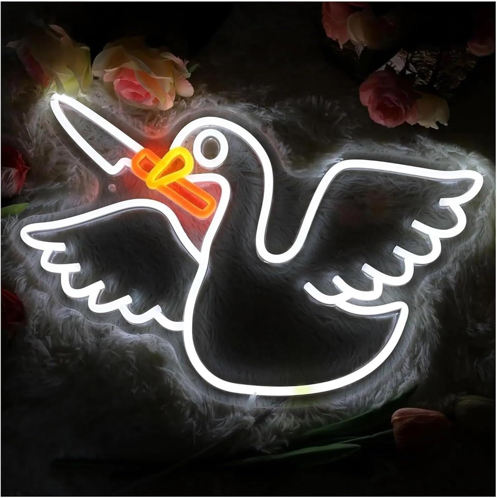 Luce LED a forma di animale per camera da letto, feste, casa, negozio, arredamento 40x30 cm
