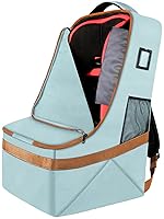 Vista 8 de Bolsa de viaje para asiento de automóvil, mochila acolchada para viajes en avión, bolsa de viaje grande y duradera para asiento de automóvil