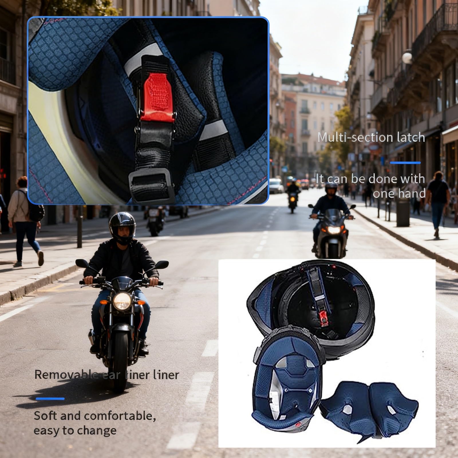 Modułowy Kask Motocyklowy – Integralny Z Klapą I Podwójną Soczewką, Z Certyfikatem DOT/ECE, Z Ochronną Czapką Antypyłową, Dorośli Unisex – Pasuje Do Motocykli Off-road