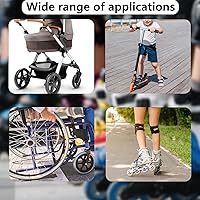 Vista 5 de 6203-RS Rodamiento sellado 2 piezas 6203RS Rodamientos ID 0.669 in x OD 1.575 in x Ancho 0.472 in Rodamiento sellado de goma doble Rodamiento