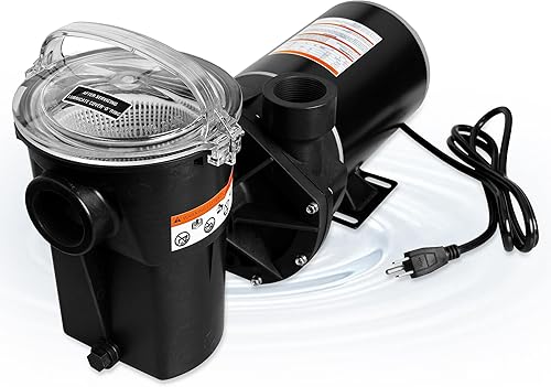 Bomba de piscina de repuesto de 1.5 HP para Hayward Power Flo LX Series W3SP1580X15, motor de bomba de piscina sobre el suelo - Marco de una sola