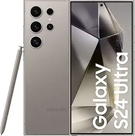 Smartphone Samsung Galaxy S24 Ultra, Galaxy AI, Selfie de 12MP, Tela de 6.8" 1-120Hz, 256GB, 12GB RAM - Titânio Cinza (Recondicionado)