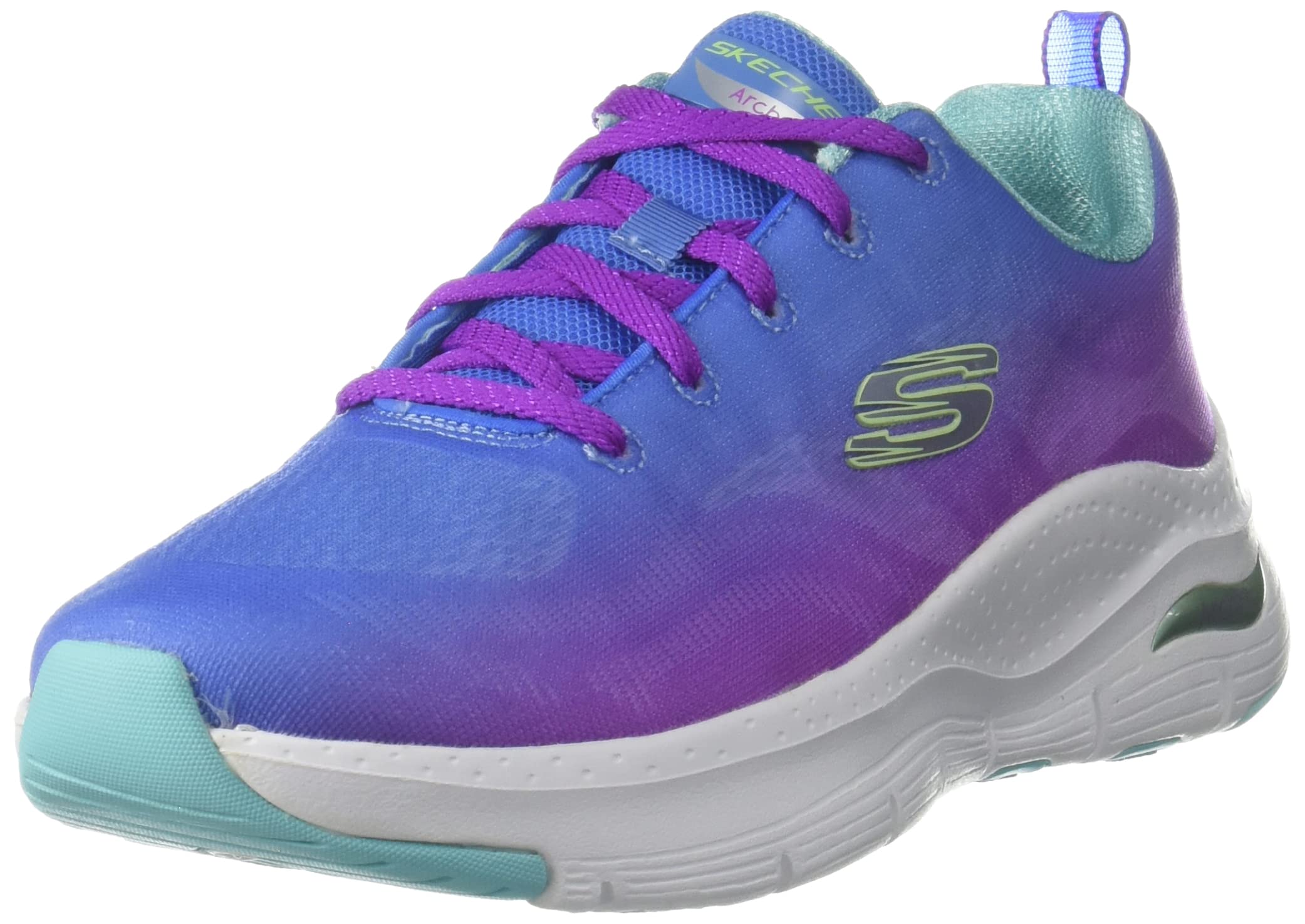 Skechers Womens Arch FIT-Vibrant Step Purple Multi Casual Shoe -3 UK (6 US) (149724) (B0B4DMGZMM) Amazon Price History, Amazon Price Tracker