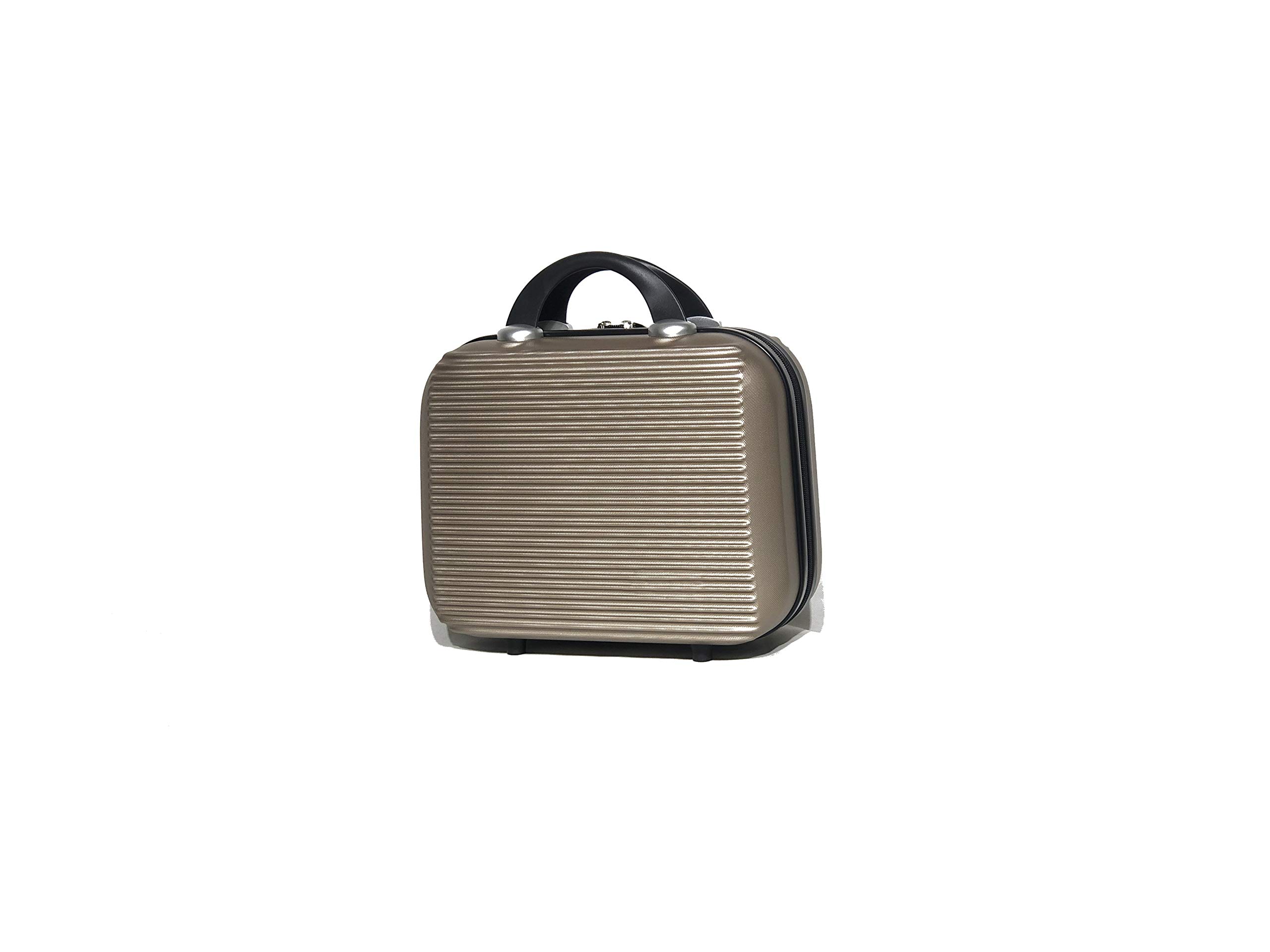 CELIMS La solución completa de Maletas de Viaje: Diversidad de Colores, Material ABS Robusto y Maniobrabilidad de 360 grados., champán, Lot de 4 Valises avec 2 Vanity, Maletas ABS