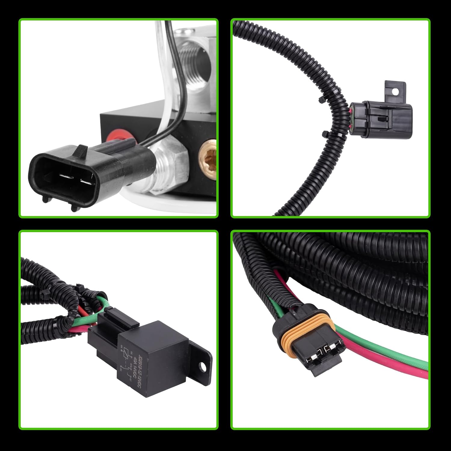 TSC10165G Diesel Fuel Lift Pump System Kit Compatible with 2001-2010 Chevy Silverado GMC Sierra Diesel 6.6L V8 Replace 165GPH, TC10150G, TC10165G