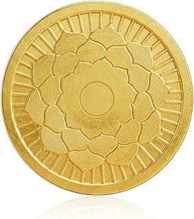 Indriya 22 KT 916 0.2gm Lotus Gold Bar - for Akshaya Tritiya, Weddings, Festivals, Birthdays & Gifts Price In India