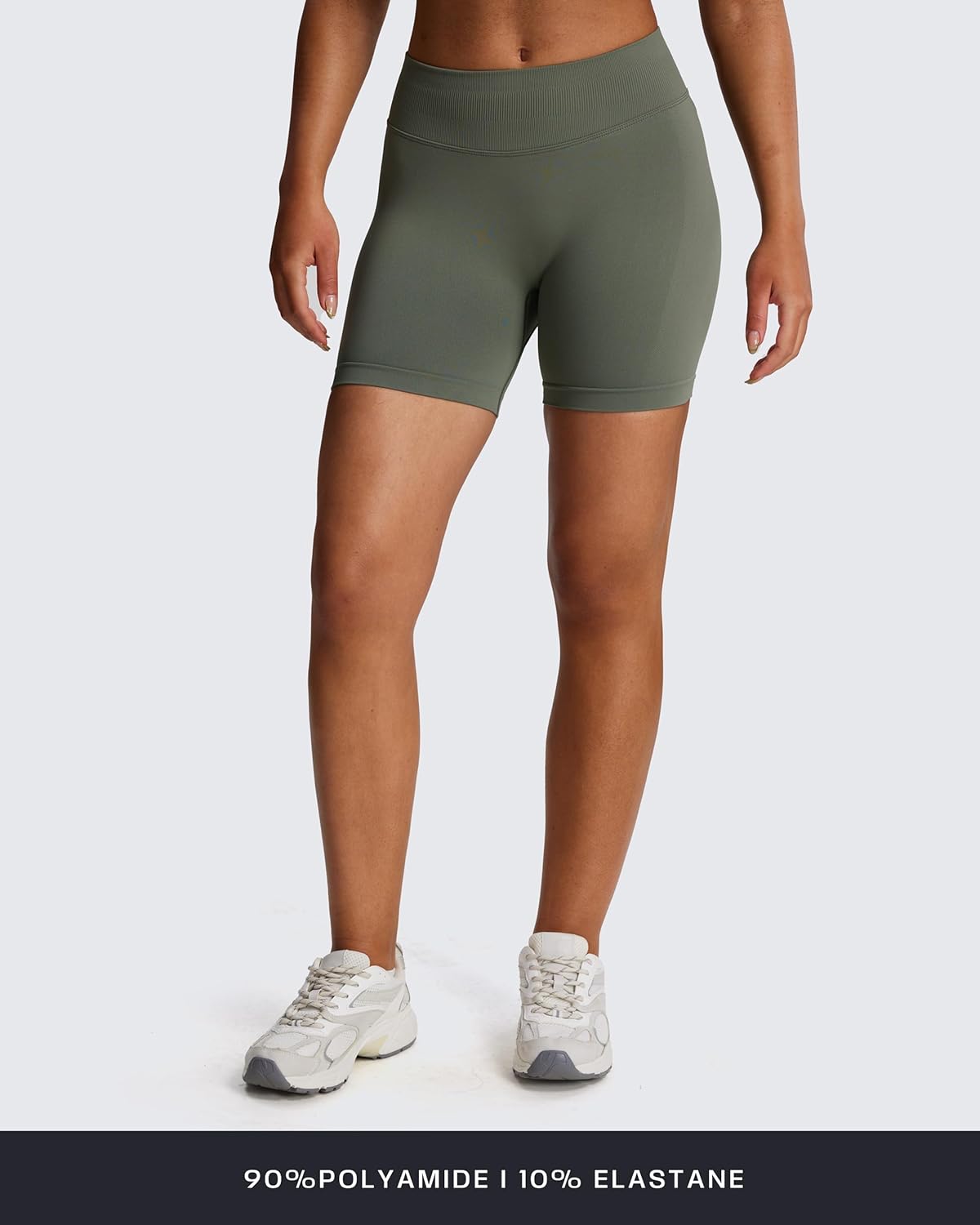 Aoxjox Seamless Biker Shorts for Women Impact Hidden Scrunch Low Waisted Athletic Yoga Short 3.5"/4.5"/5"/6" - Image 4