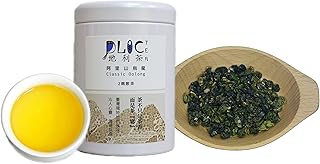 DLIC TEA 台湾阿里山烏龍茶 高山茶 青心烏龍茶 高山ウーロン茶 台湾烏龍茶 ルーズリーフティー (75g-キャニスター付き)