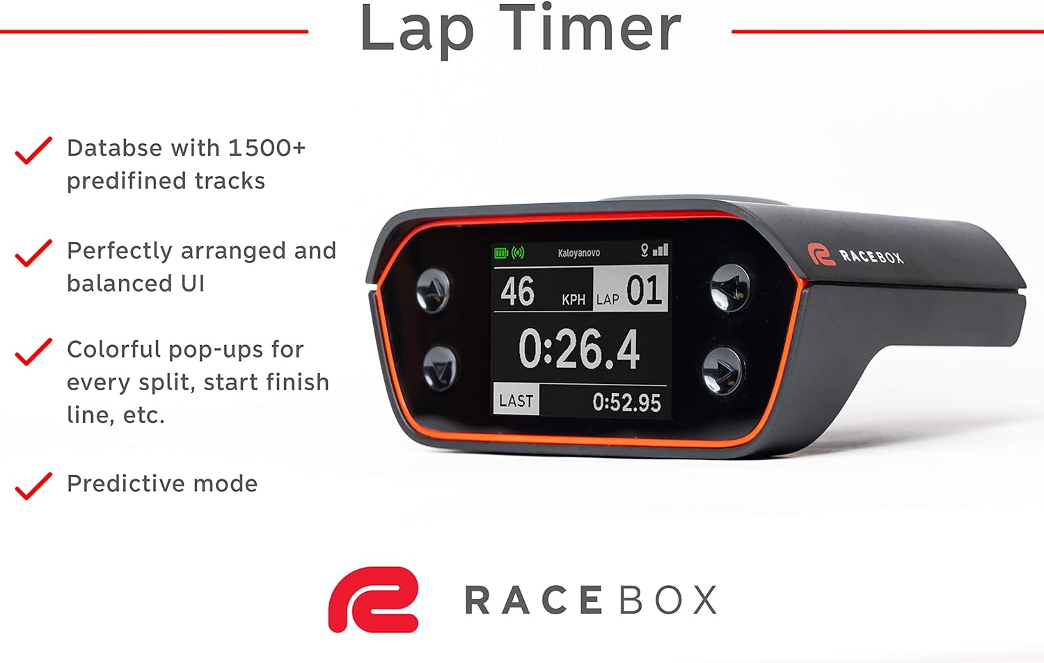 Discount RaceBox 10Hz GPS Official Based Performance Meter Box with Mobile App - Car Lap Timer and Drag Meter - Racing Accelerometer Data Logger Discount 70% RaceBox 10Hz GPS Official Based Performance Meter Box with Mobile App - Car Lap Timer and Drag Meter - Racing Accelerometer Data Logger