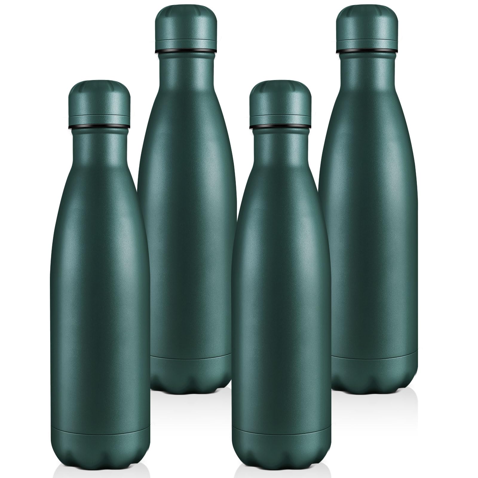 Volhoply 500ml Insulated Water Bottles Multipack, BPA Free Water Bottle for Kids Gym, Travel, Sports