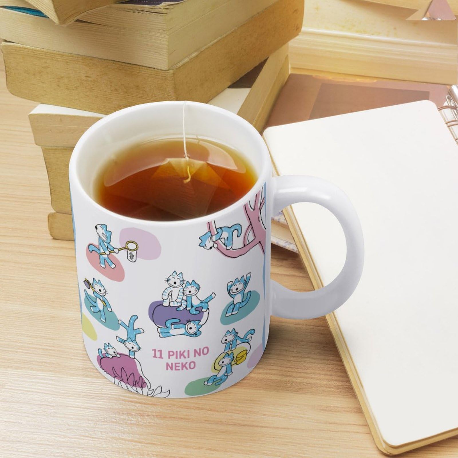 Amazon.co.jp: マグカップ 11ぴきのねこ34(1) 湯のみ セラミック 大