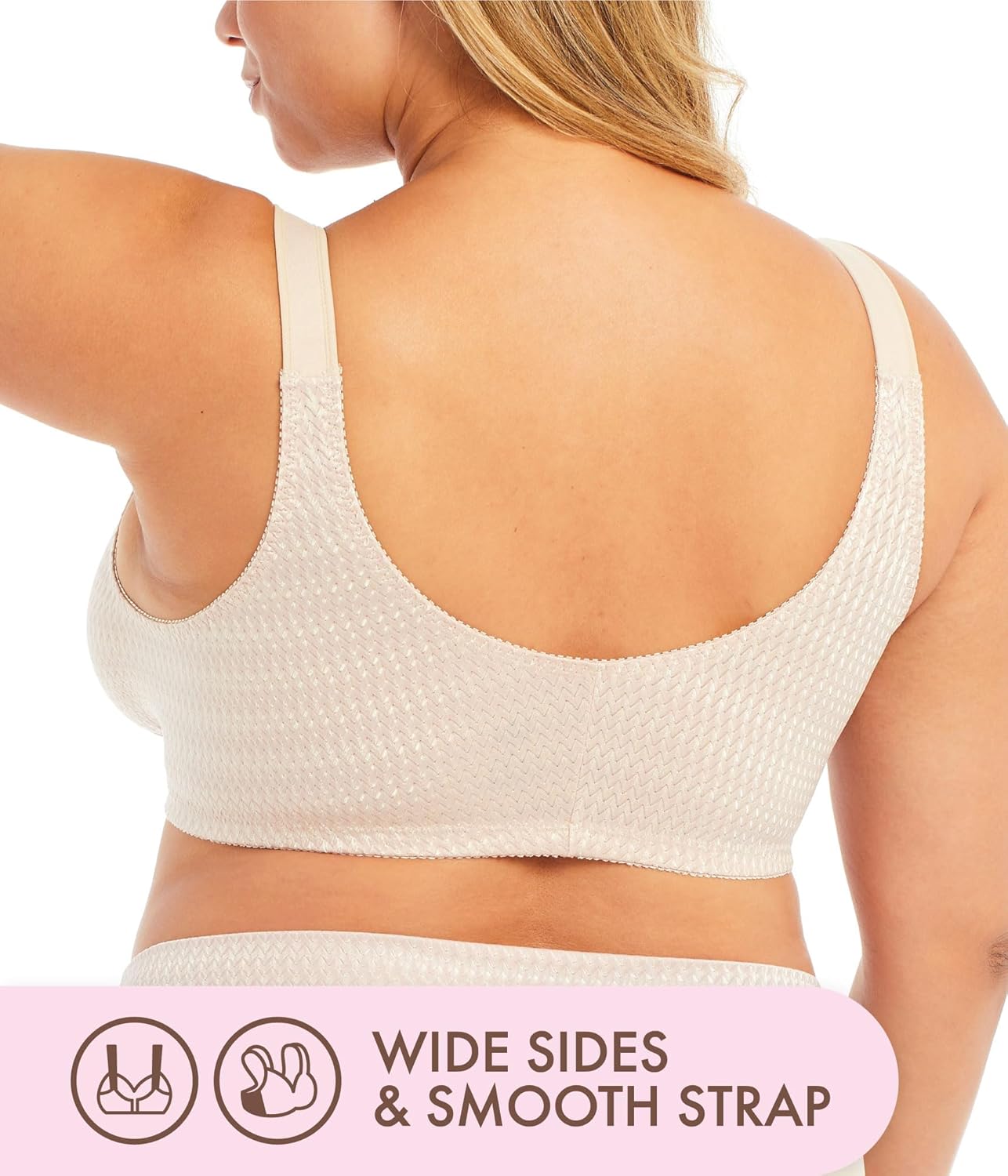 Carole Martin Wirefree Front Closure Bra for Women with Adjustable Straps - Image 5