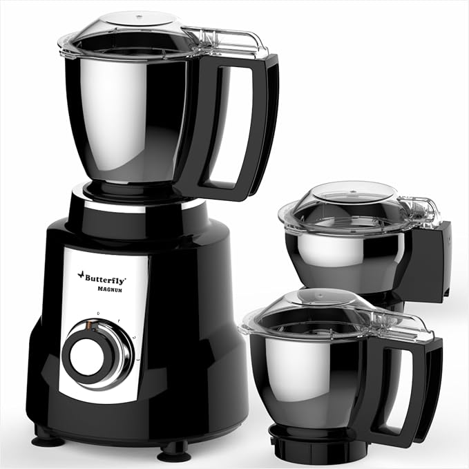 Butterfly Magnum 1.2 Hp Mixer Grinder 3 Jar, 900 Watt, ...