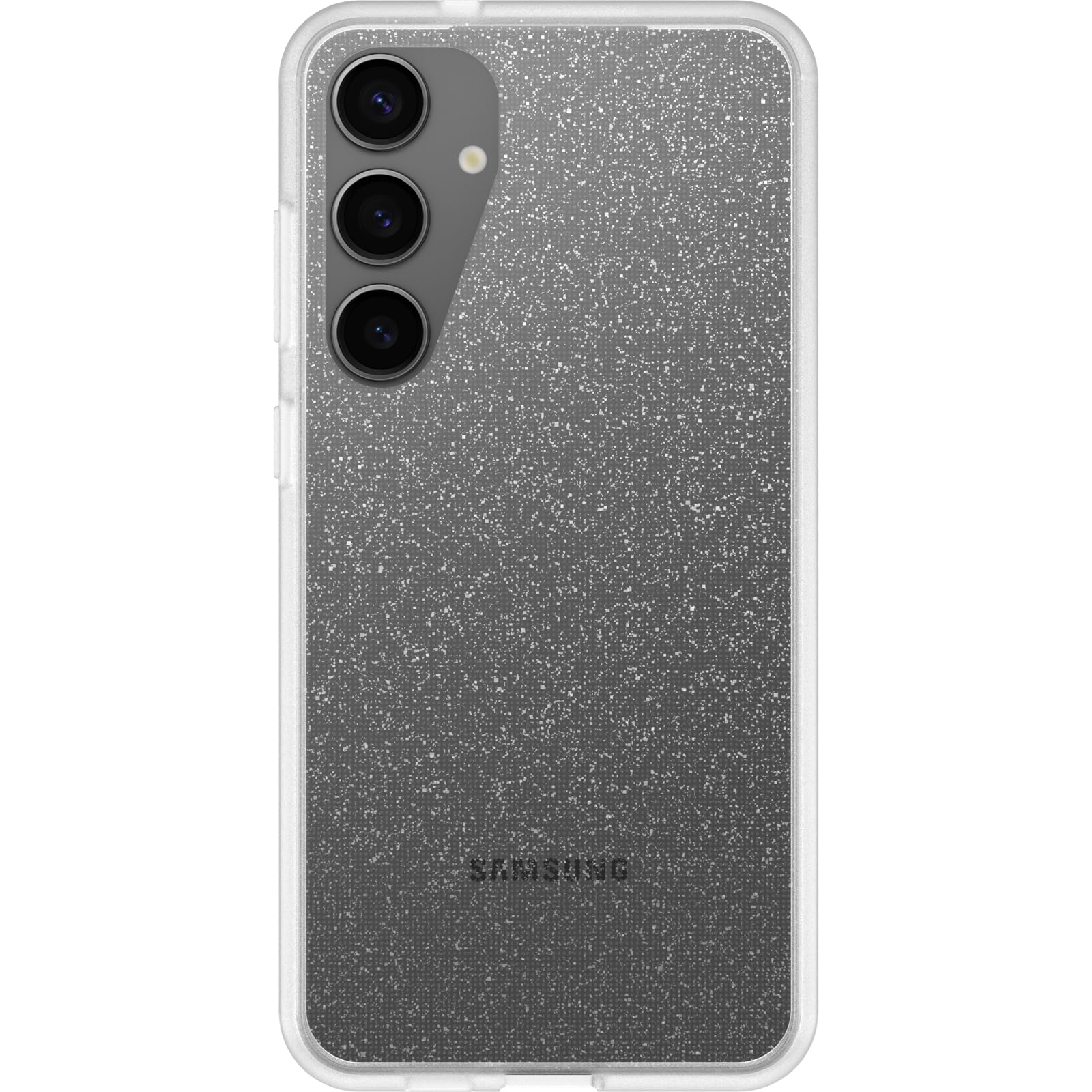 Cover per Samsung Galaxy S24+ OtterBox React Series, resistente a shock e cadute fino, cover ultrasottile, testata a norme MIL-STD 810G, Stardust/Trasparente