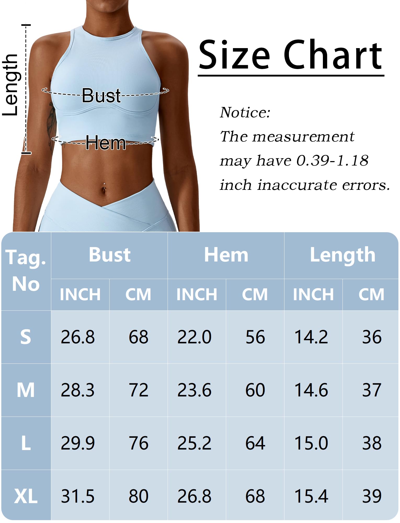 SEAUR Reggiseno sportivo da donna senza cuciture a costine Racerback ad alto impatto allenamento crop top palestra corsa cava fuori canotte