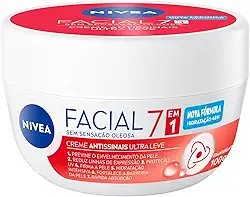 NIVEA Creme Facial Antissinais 100g - Sua fórmula com hidronutrientes e vitamina E é de rápida absorção, firma e reduz linhas de expressão e protege a pele contra os raios UVA/UVB