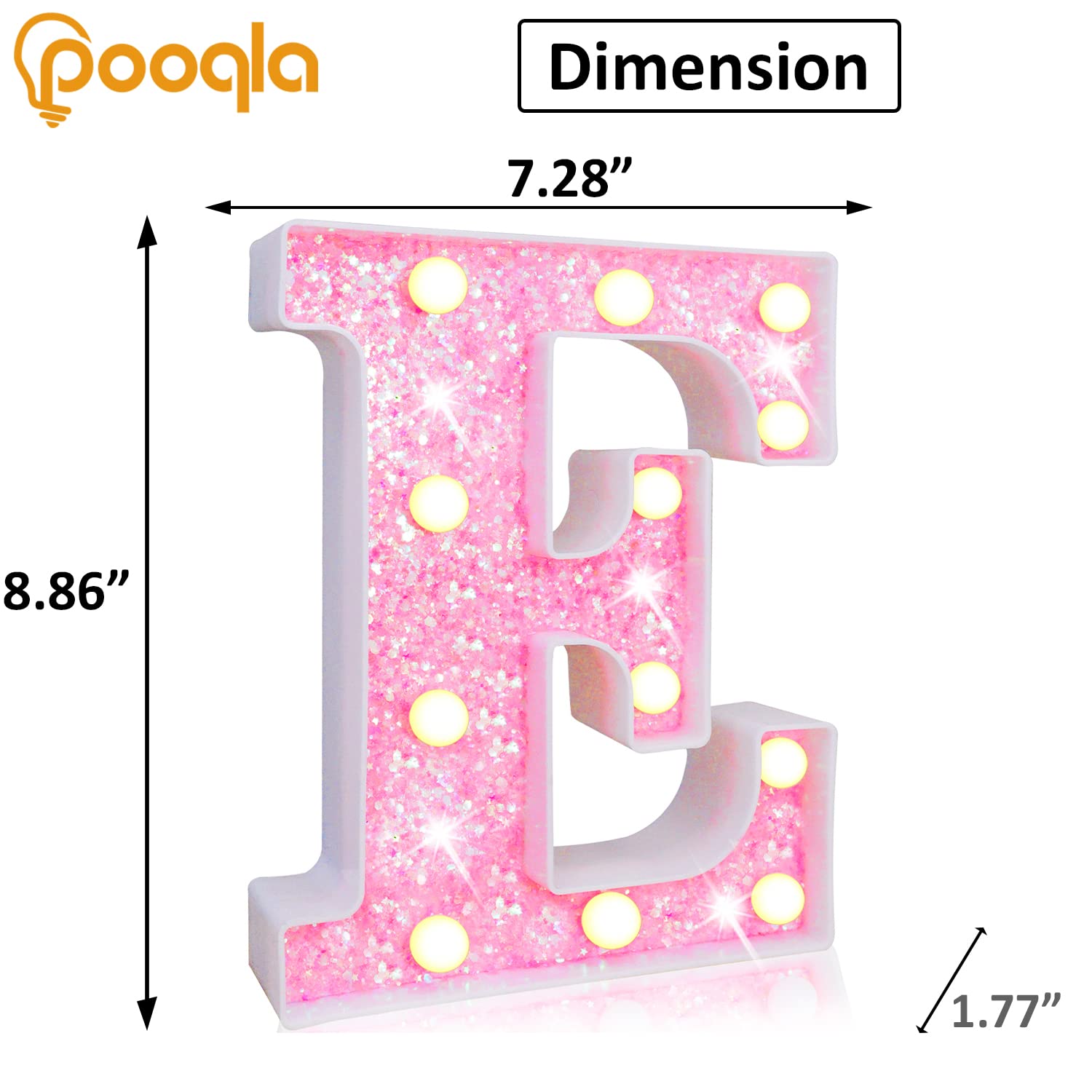 Lettres Lumineuses RGB Marquee LED - Signes Alphabet Scintillants Pour Fête, Mariage Et Décoration Maison