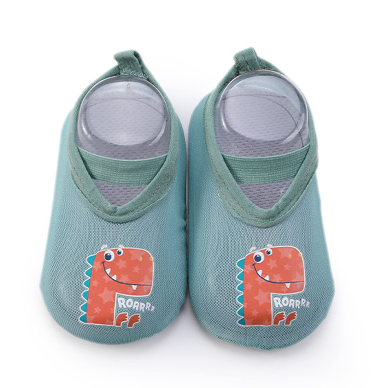 Infant Toddler Shoes Cartoon Soft Soled Non Slip Socks Baby Floor Shoes Socks Spring and Summer Floor Socks Baby (Green, 18-24 Months)