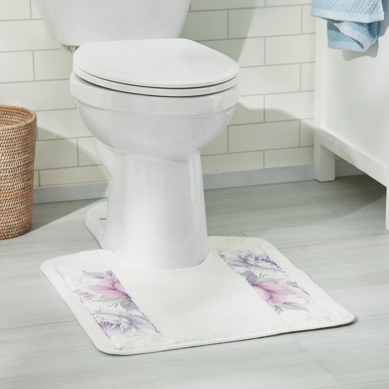 Popular Bath Michelle Rug Contour Single Lilac