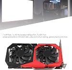 Desktop Graphics Card, 8GB GDDR6 256BIT Gaming Video Card, 1470MHz 7000MHz HD DVI DP PCIe 3.0 16X for Computer