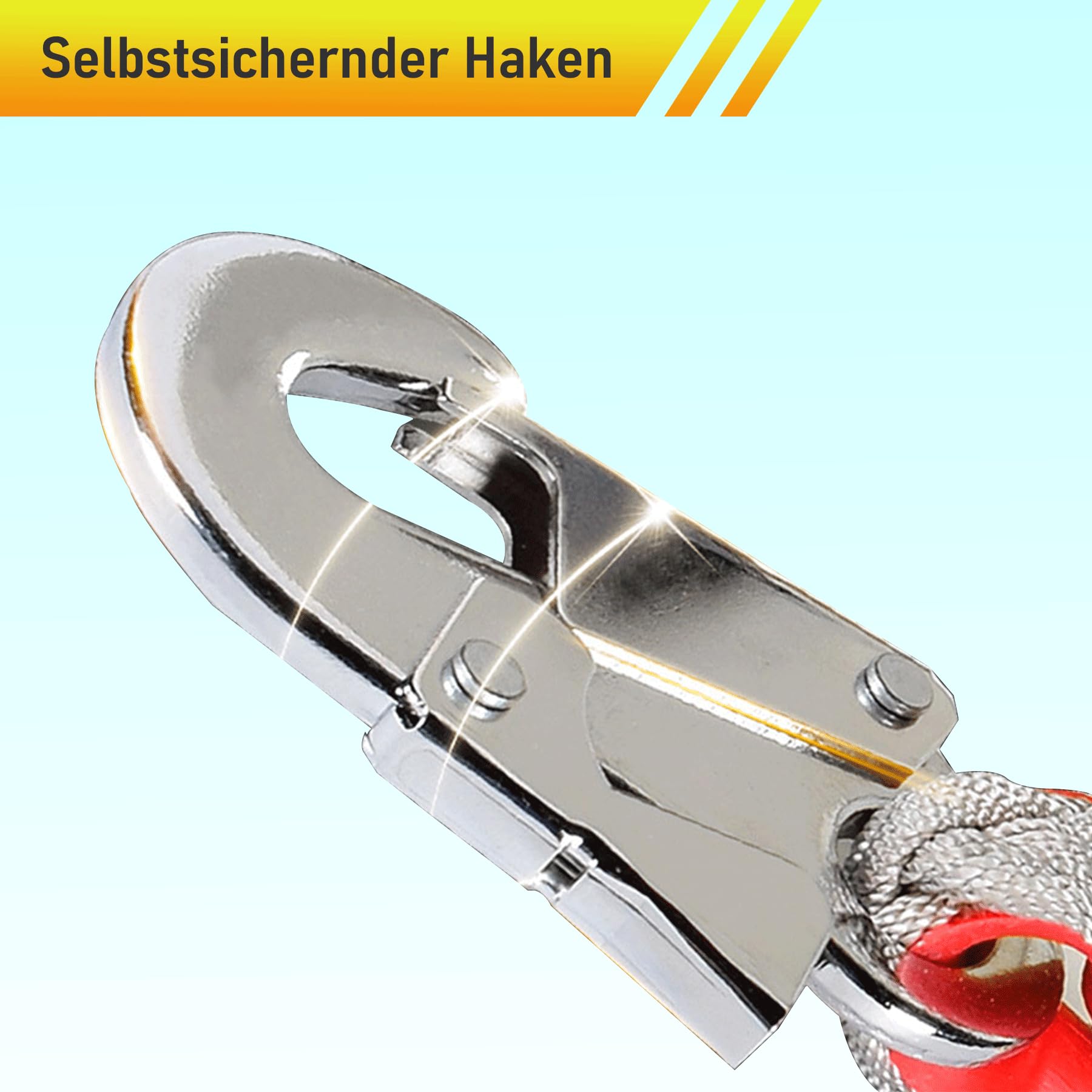 Höhensicherungsgerät Absturzsicherung Einziehbar 3-20m(Size:10m)
