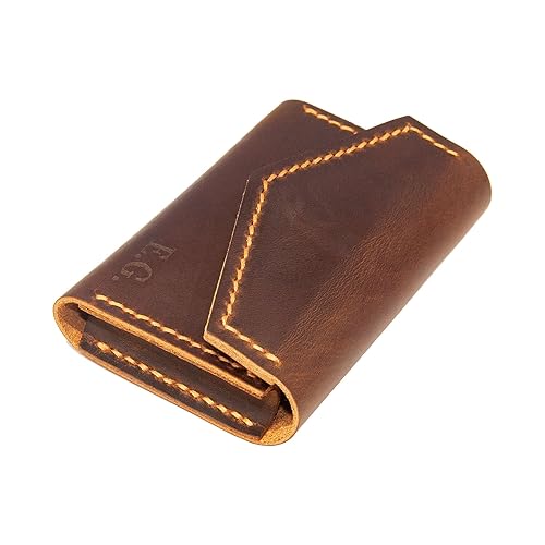 Miniatura 2 de Premium Leather Wallet, Men Women Cardholder With Initials Engraving, Mini Personalized Wallet, Coins, Slim Minimal Small Leather Wallet, Gift