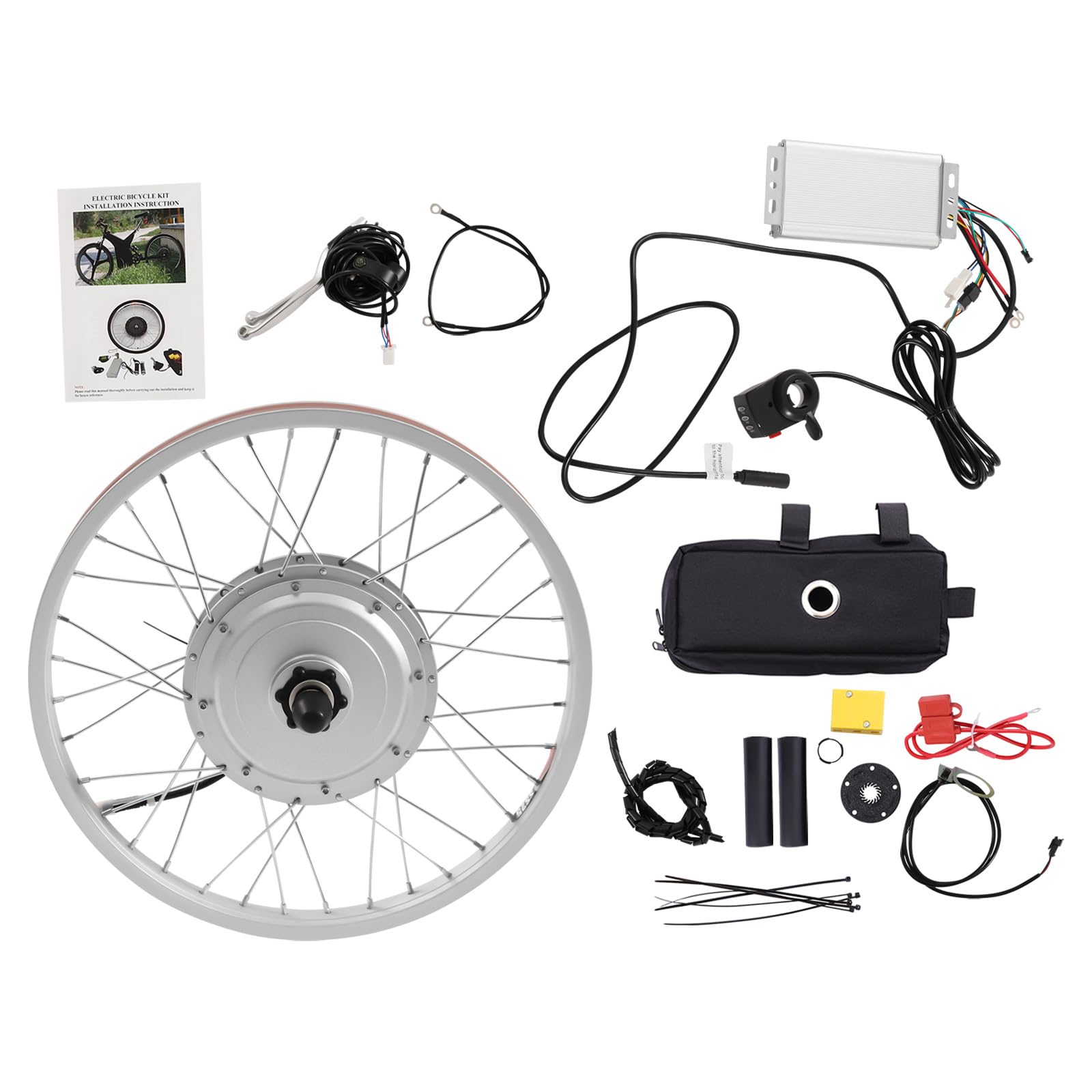 36V 750W 20 Zoll E-Bike Vorderrad Umbausatz Conversion Motor Kit(außer Batterie)
